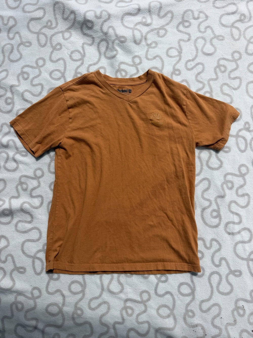 Timberland Short-Sleeve Crewneck Tee in Rust